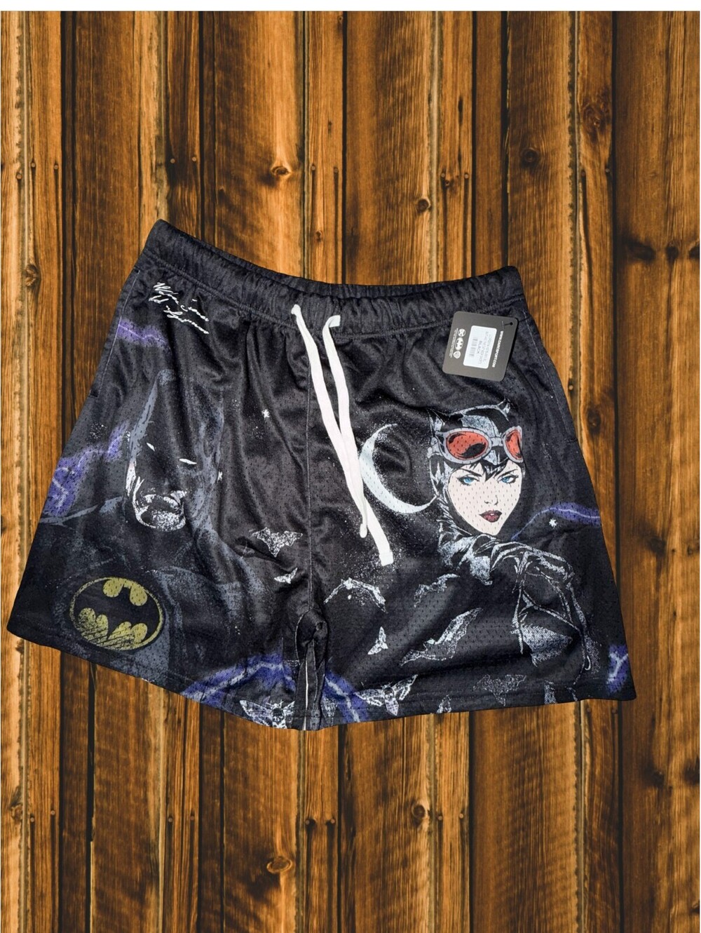 Darc Sport Batman Catwoman Mesh Shorts Black XL